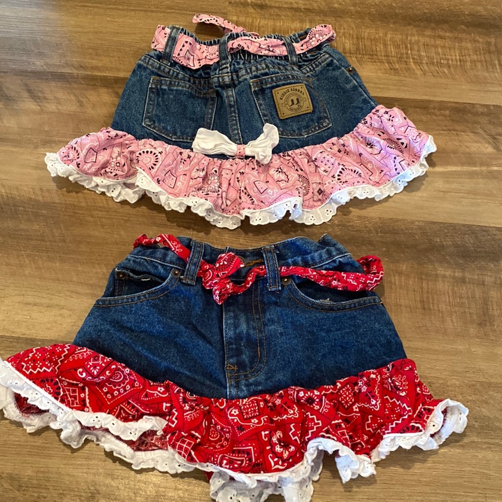 Western Jean Skirts